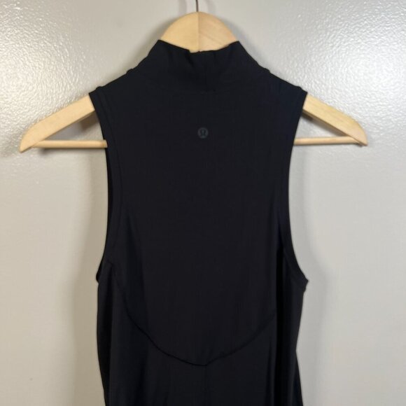Lululemon Gone for the Week Dress Size 4 Minimal Travel Athleisure Black Comfy - Picture 8 of 9